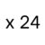 X 24 ROSAS