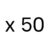 X 50 ROSAS